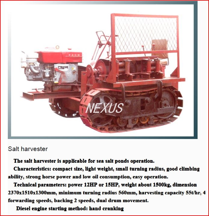 Salt harvester